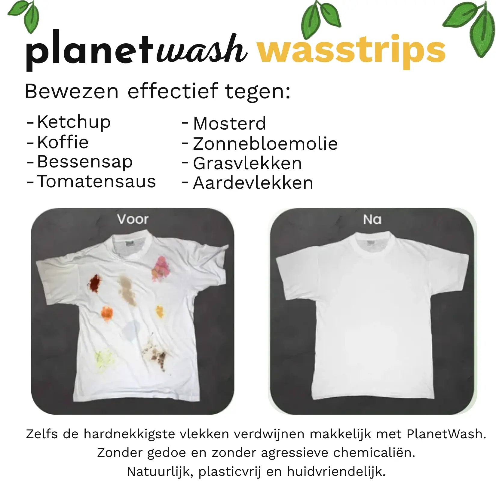 Milieuvriendelijke Wasstrips